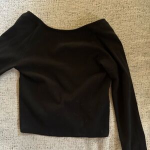 Aerie Black Long Sleeve Top